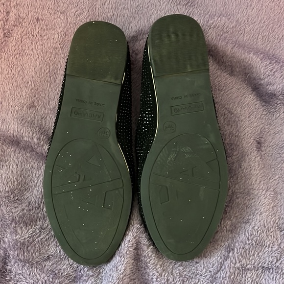 Used black gemstone size 5 1/2 Andiamo loafers - Picture 4 of 4